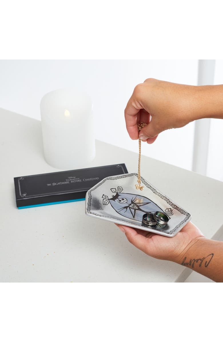 Disney The Nightmare Before Christmas Jack Skellington Trinket Tray, Alternate, color, White
