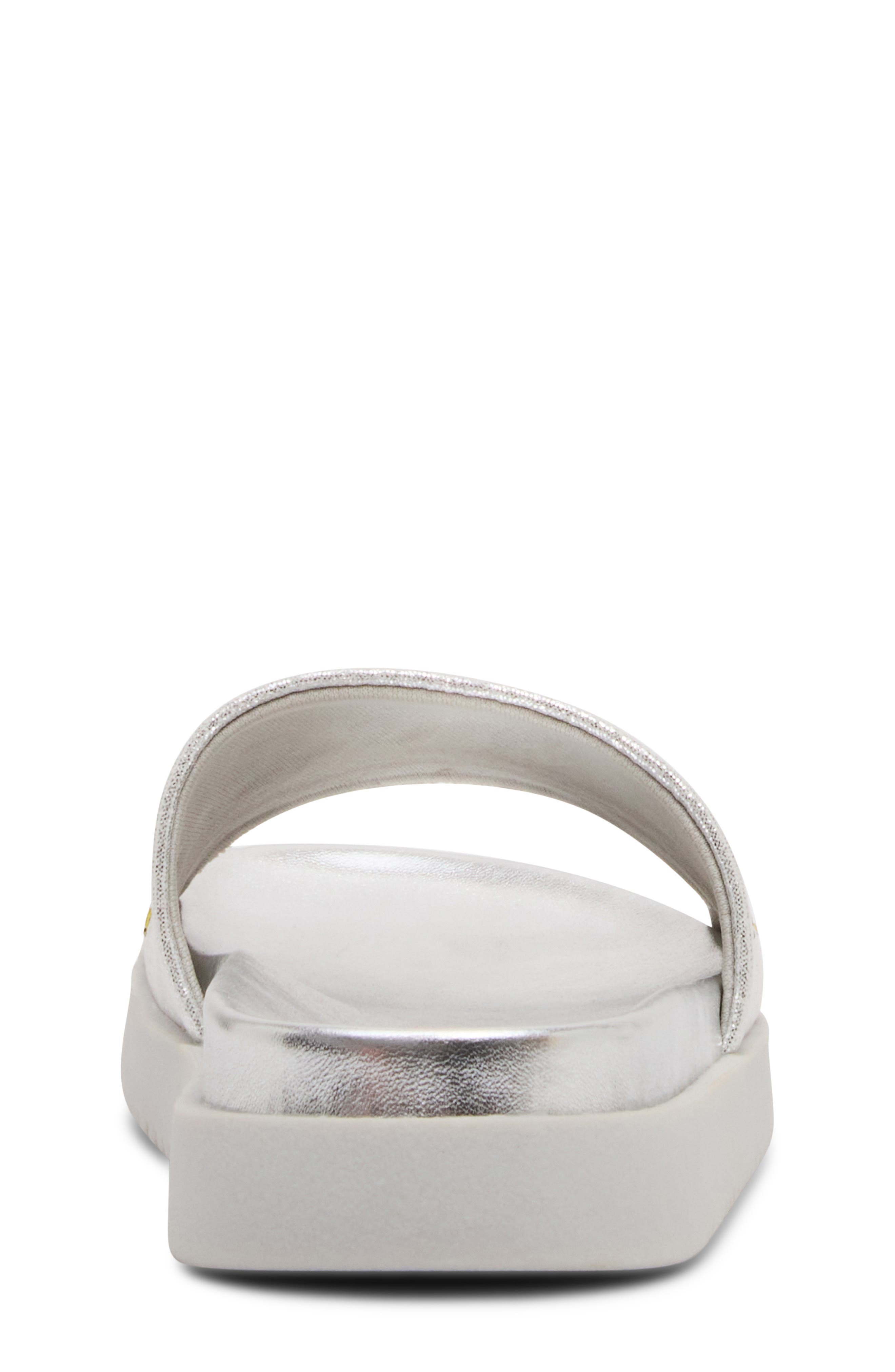 Steve Madden Kids' Jfifi Platform Slide Sandal, Alternate, color, Silver