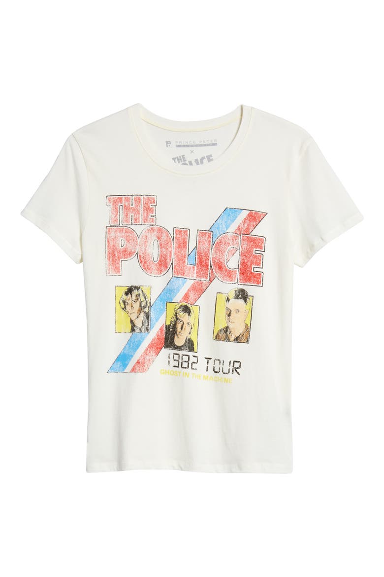 Police Ghost in the Machine Graphic Tee, Alternate, color, OFF WHITE