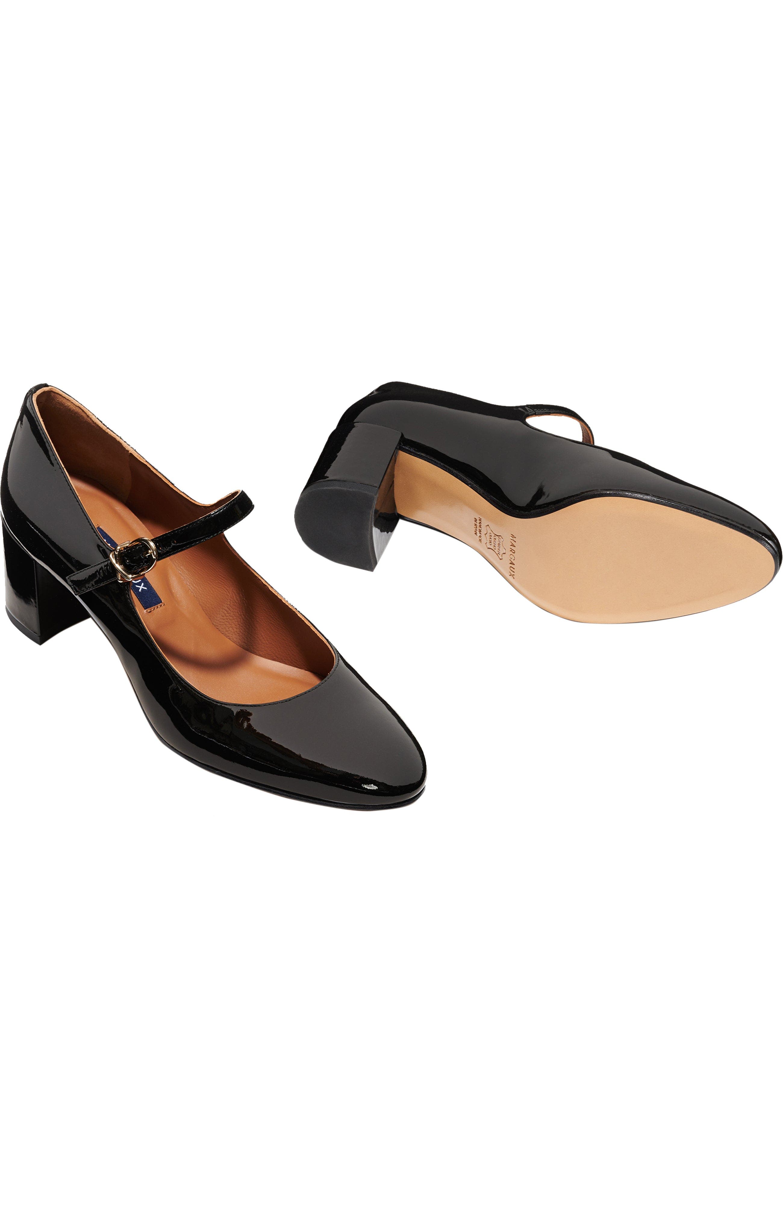 The Jane Heel, Alternate, color, Black Patent