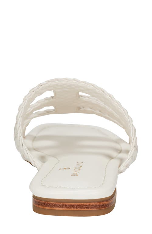 Shop Bandolino Summer Slide Sandal In Ivory