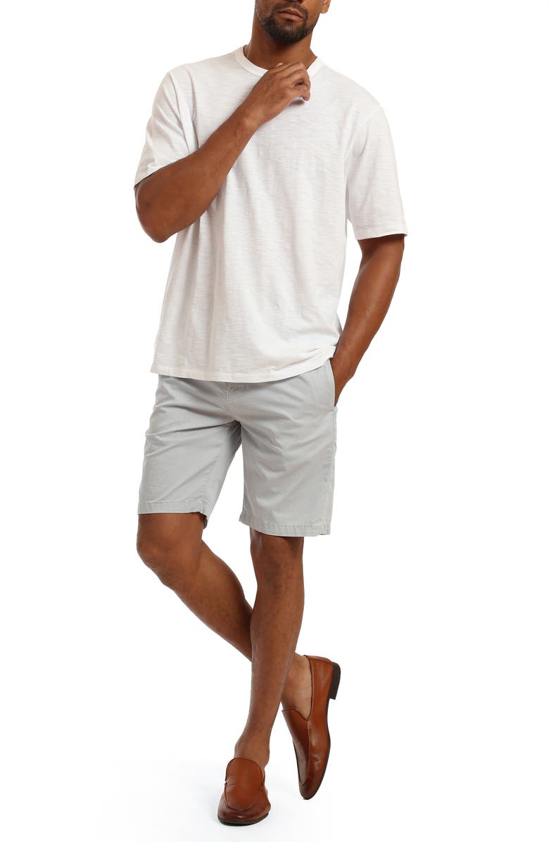 34 Heritage Arizona Flat Front Chino Shorts, Alternate, color, Stone Tie Print