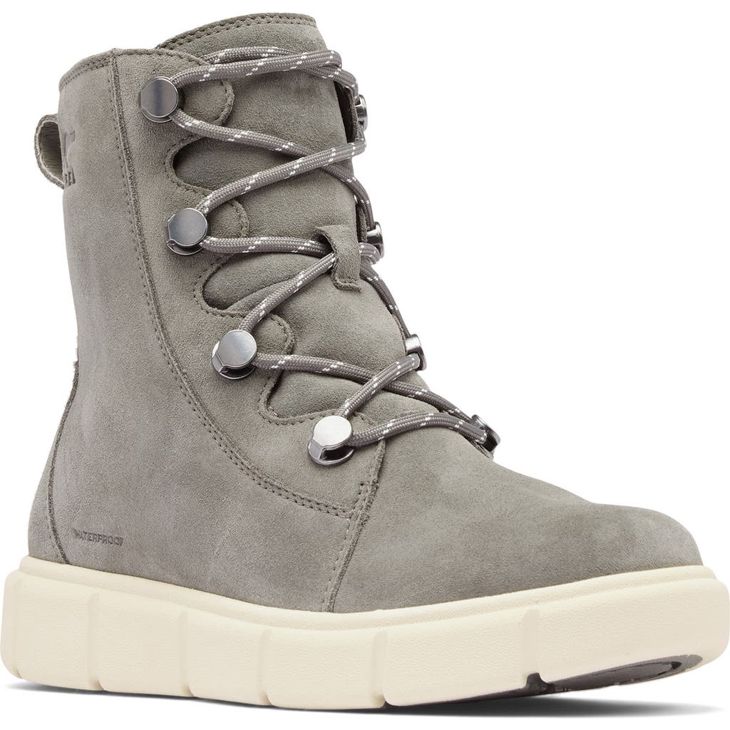 Sorel Explorer Iii Joan Waterproof Boot In Gray