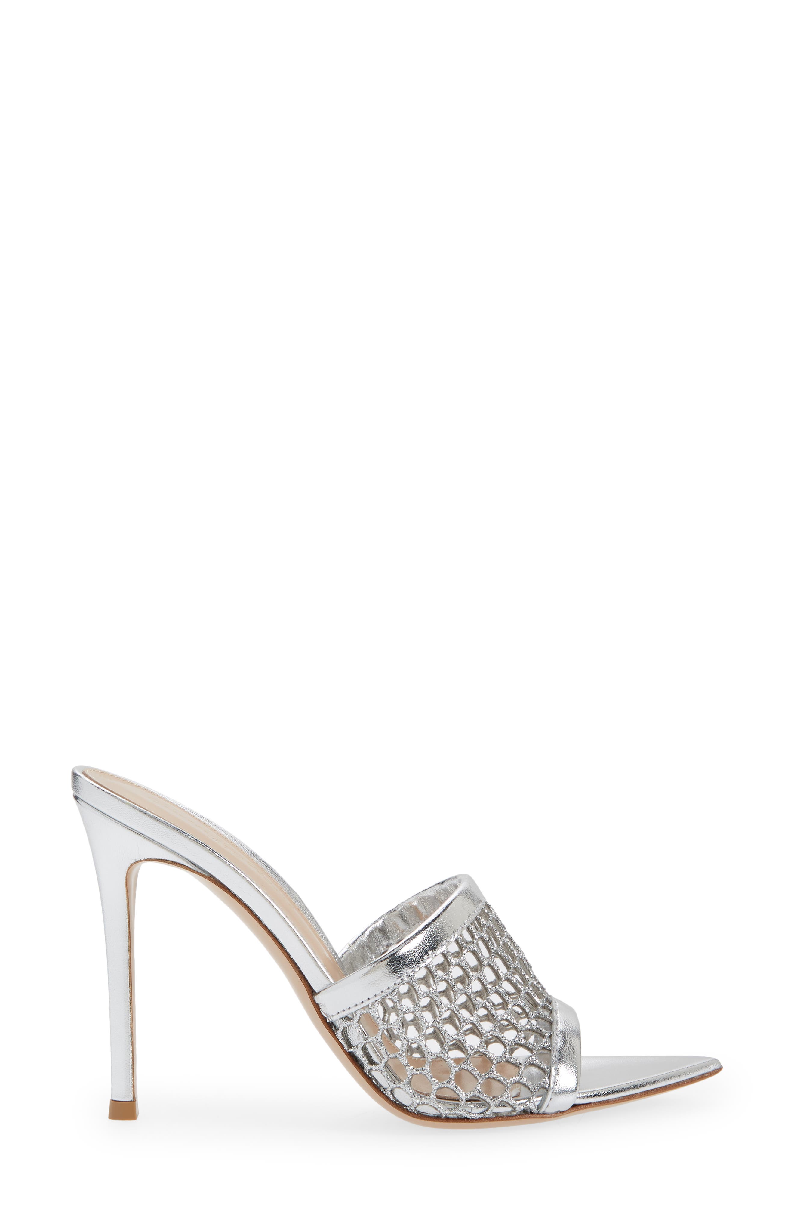 Gianvito Rossi Alisia Mesh Slide Sandal, Alternate, color, 