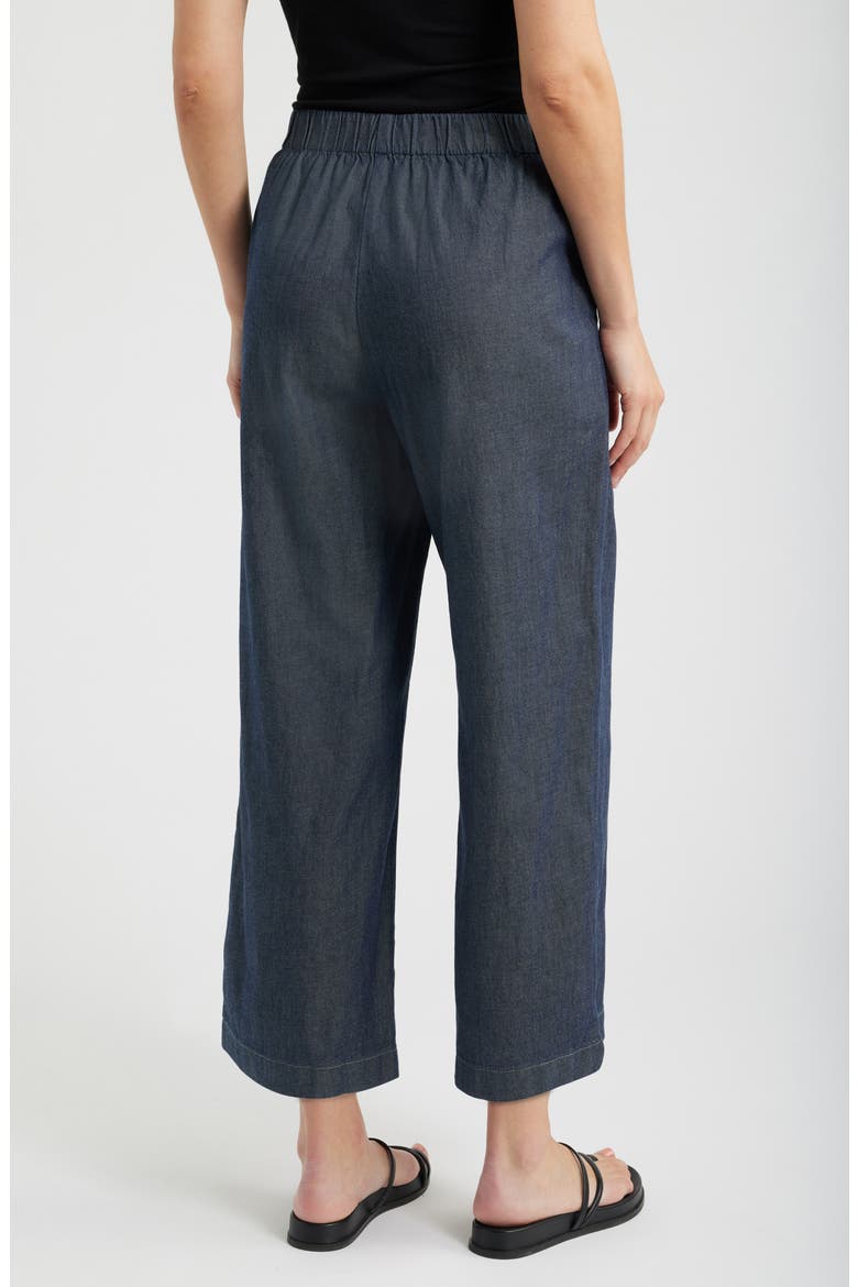 Wide Leg Ankle Pants, Alternate, color, DENIM