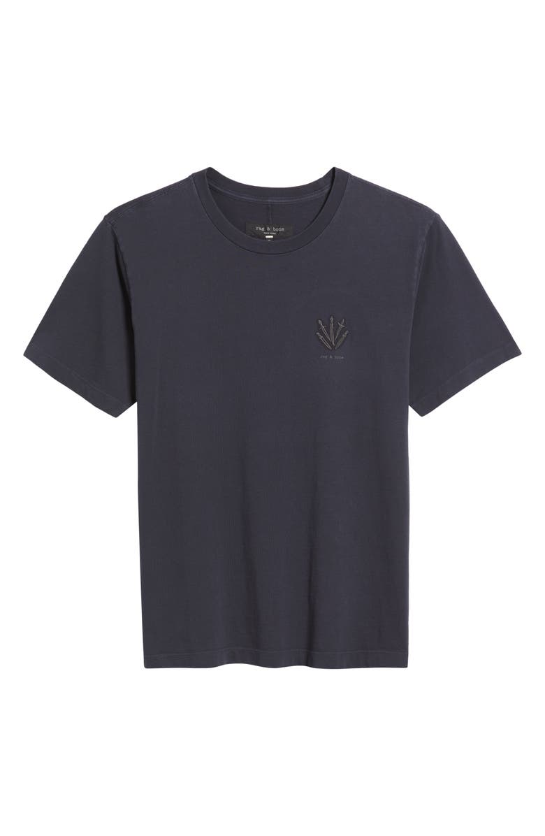 rag 
bone Dagger Embroidered Cotton Graphic T-Shirt, Alternate, color, 