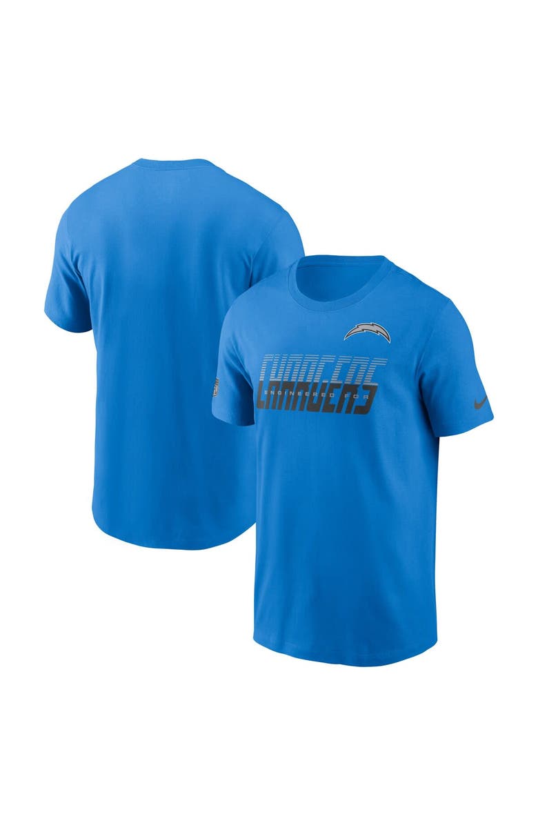 Nike Men's Nike Powder Blue Los Angeles Chargers Sideline Dri-FIT T-Shirt, Main, color, Powder Blue