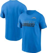 Nike Men's Nike Powder Blue Los Angeles Chargers Sideline Dri-FIT T-Shirt