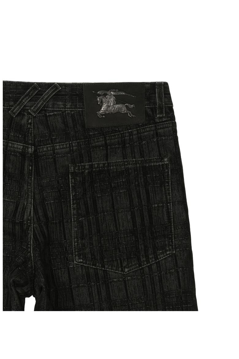 Danny Straight Leg Jeans, Alternate, color, BLACK IP CHECK