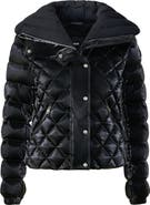 Mackage Yvette Waterproof Quilted Down Jacket with Removable Bib Insert