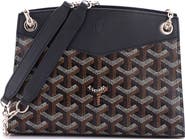 Pre-Owned Goyard Structured Rouette Chain Shoulder Bag Coated Canvas Mini