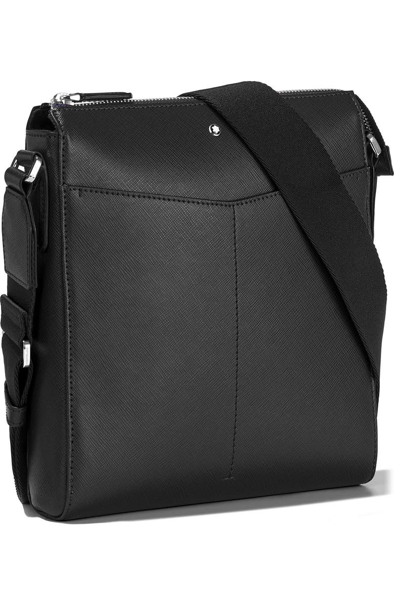 Montblanc Sartorial Leather Messenger Bag, Main, color,