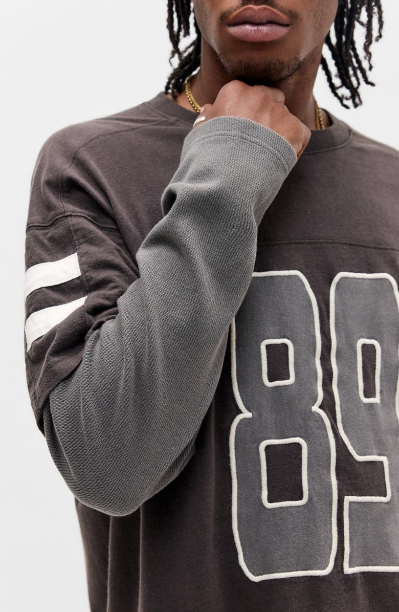 BDG Urban Outfitters Motorbike Layered Long Sleeve T-Shirt, Alternate, color, Grey