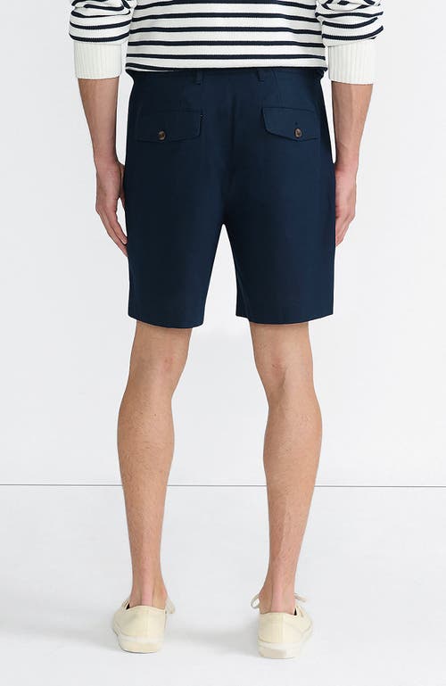 LANDS' END LANDS' END 7" LINEN COTTON RESORT SHORTS