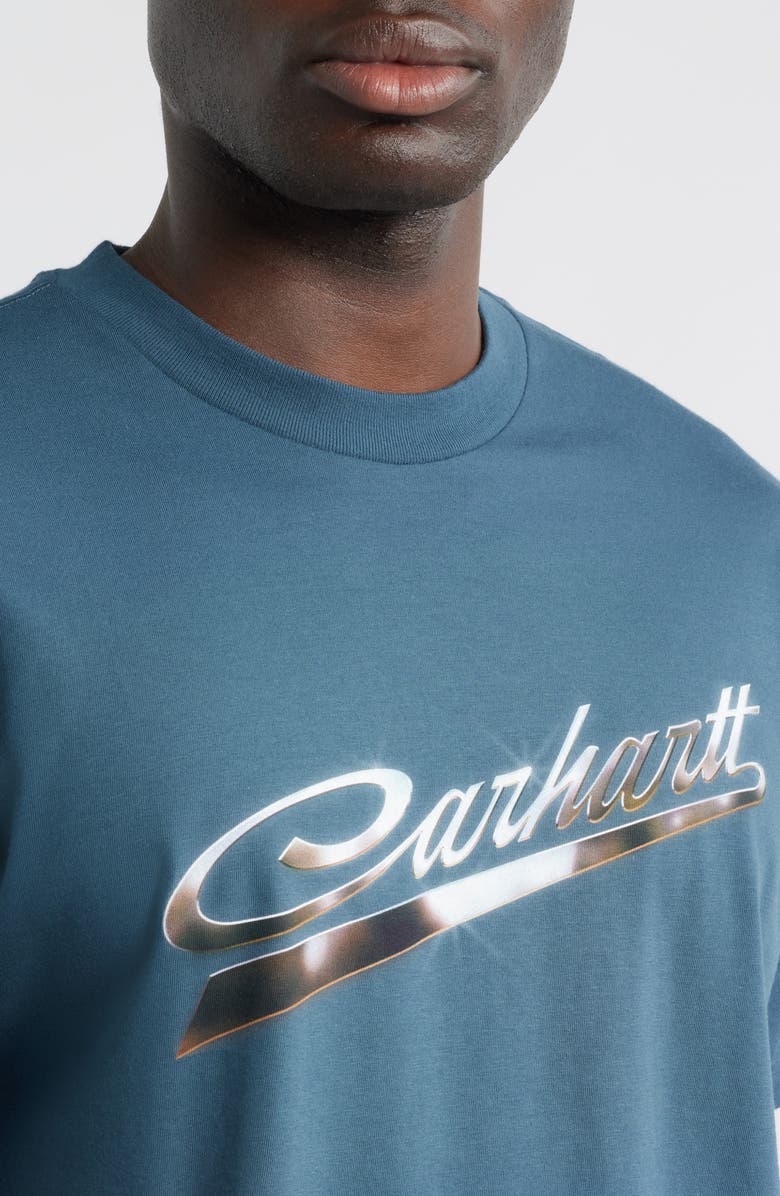 Carhartt Work In Progress Vroooom Organic Cotton Graphic T-Shirt, Alternate, color, Office Blue