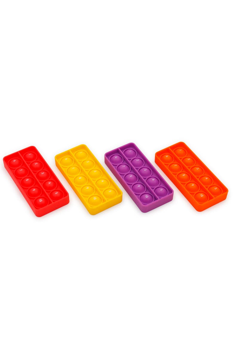 Pop & Learn Bubble Board Ten Frames Bubble Boards, Alternate, color, Multicolored