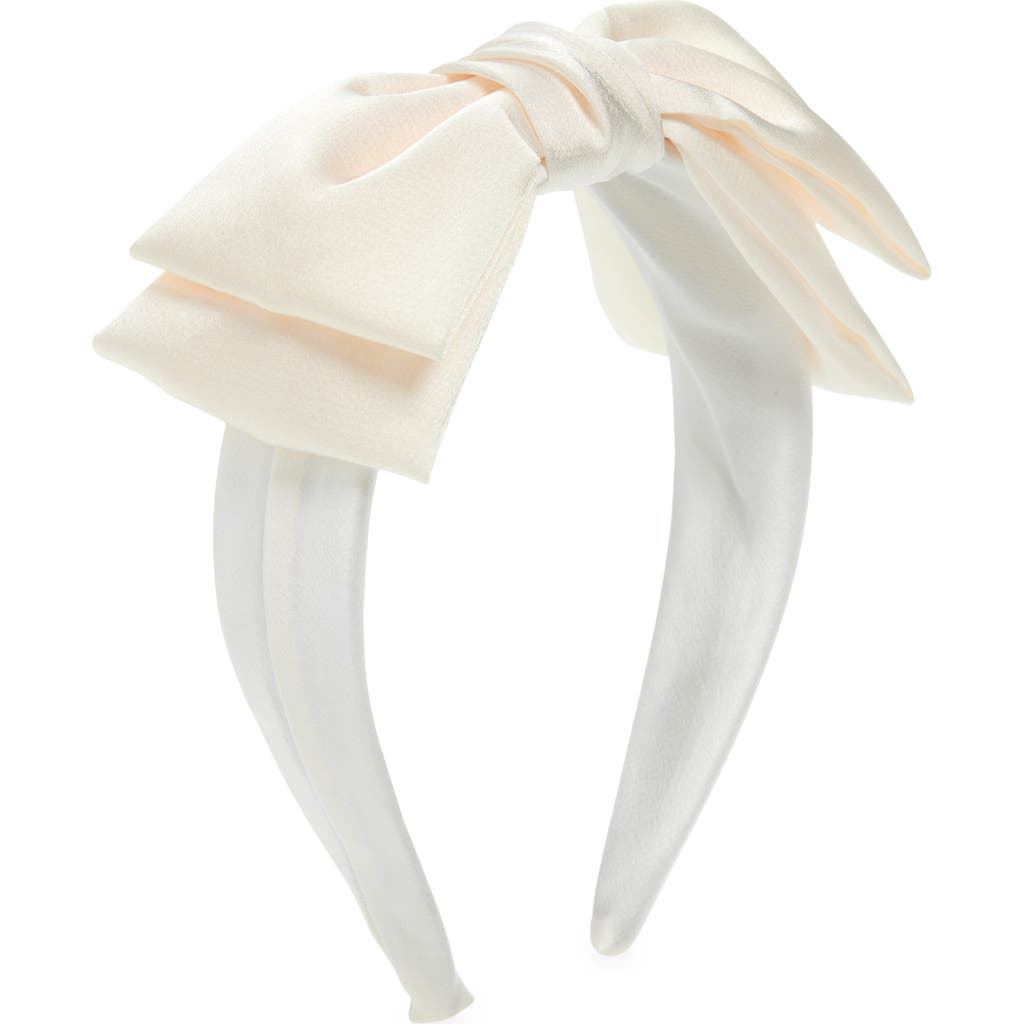 Cara Kids' Double Blow Headband In Ivory