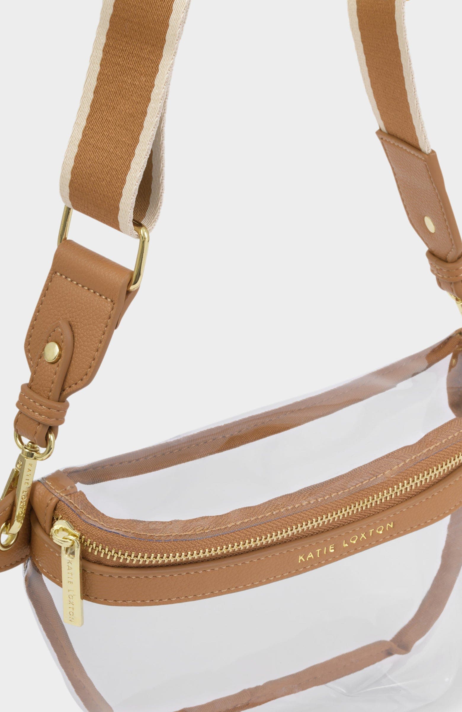 Katie Loxton Stadium Belt Bag, Alternate, color, Tan
