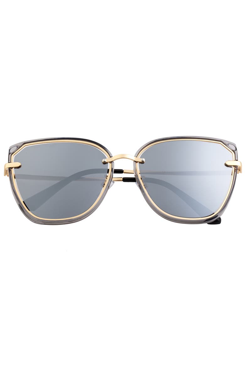 Rylee Polarized Sunglasses, Alternate, color, Grey/Silver