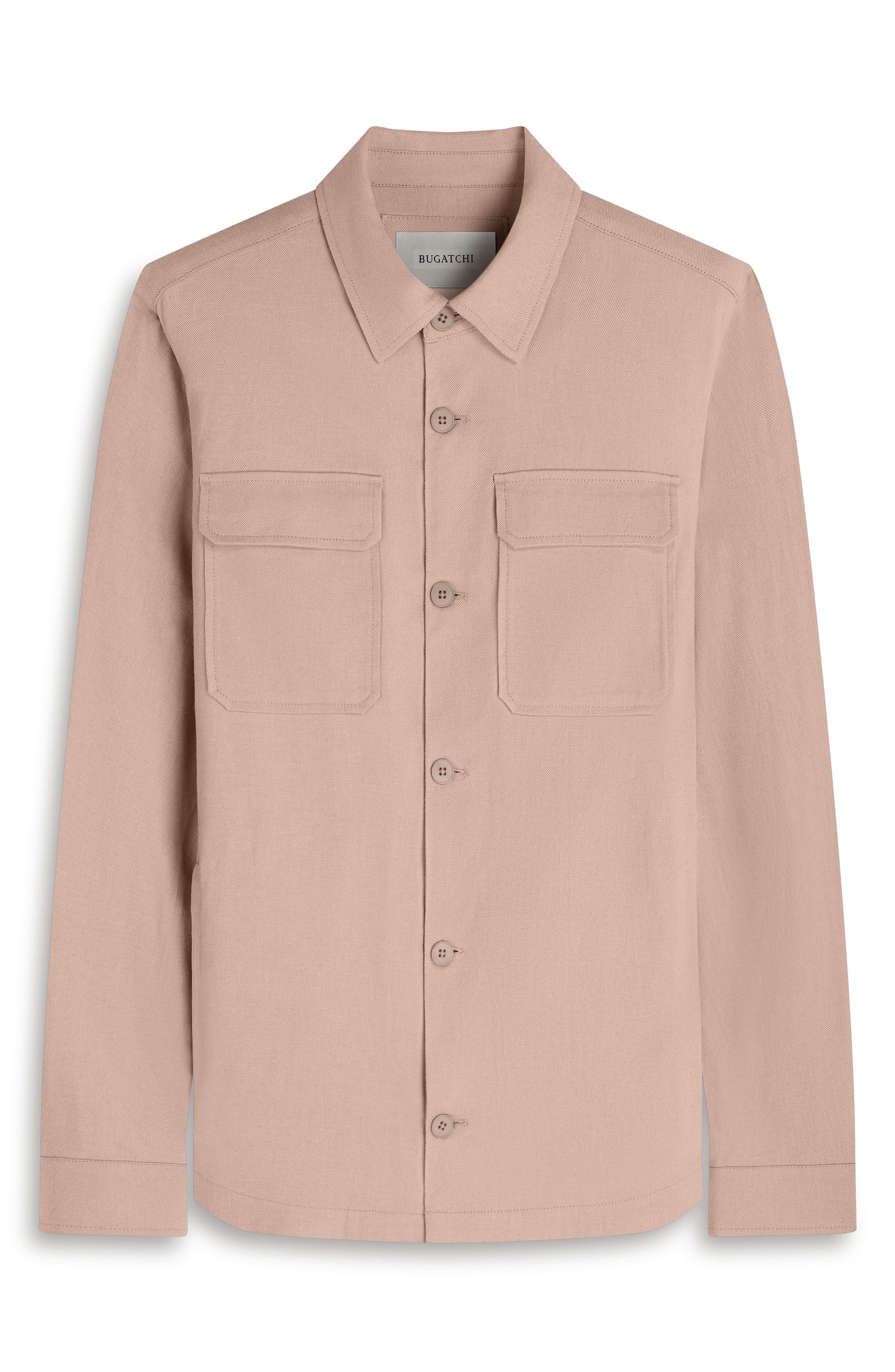 Мужские Bugatchi Aerolinen Linen Blend Shirt Jacket — фото 4