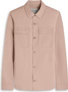 Bugatchi Aerolinen Linen Blend Shirt Jacket