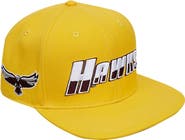 PRO STANDARD Men's Pro Standard Gold Maryland Eastern Shore Hawks Evergreen Hawks Snapback Hat