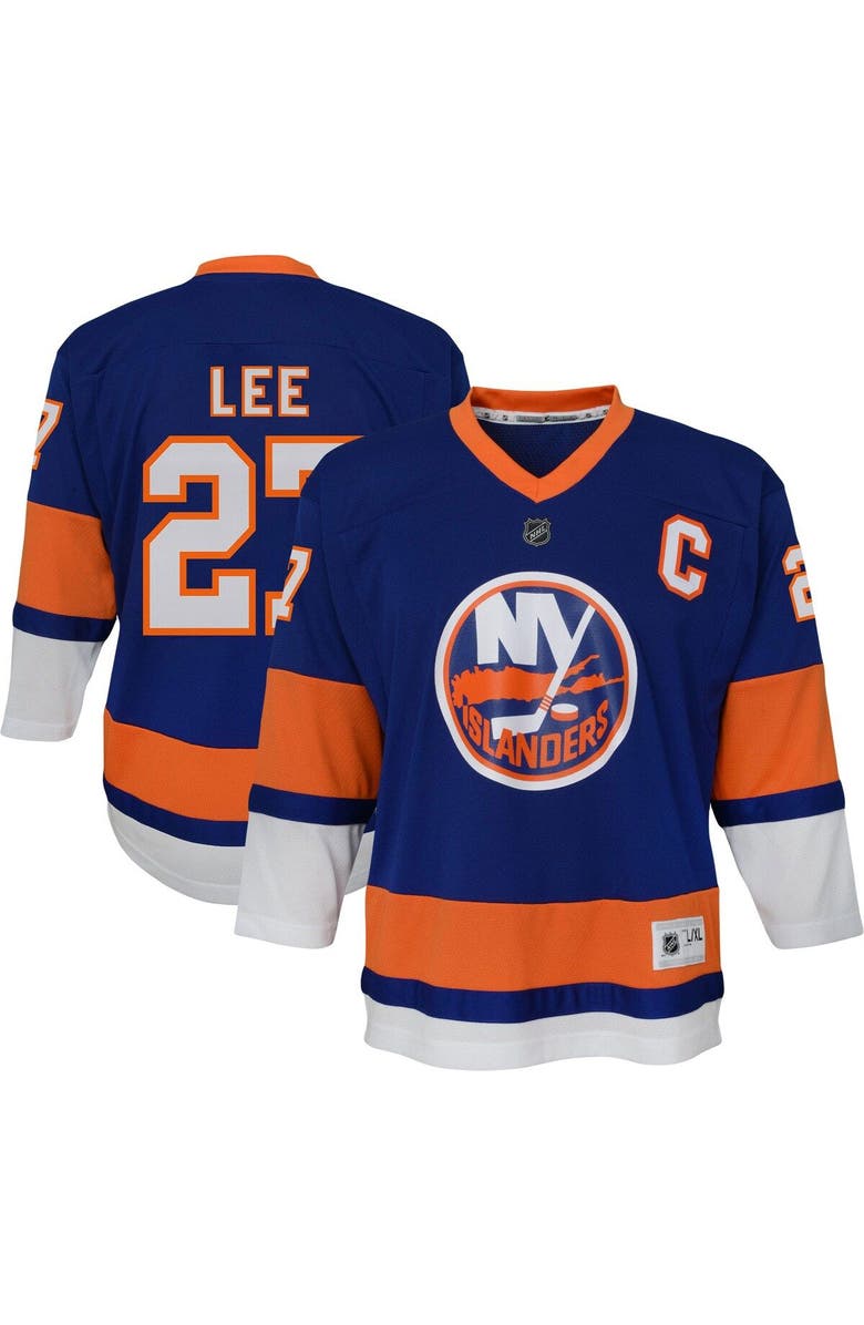 Outerstuff Youth Anders Lee Blue New York Islanders Replica Player Jersey, Main, color, 