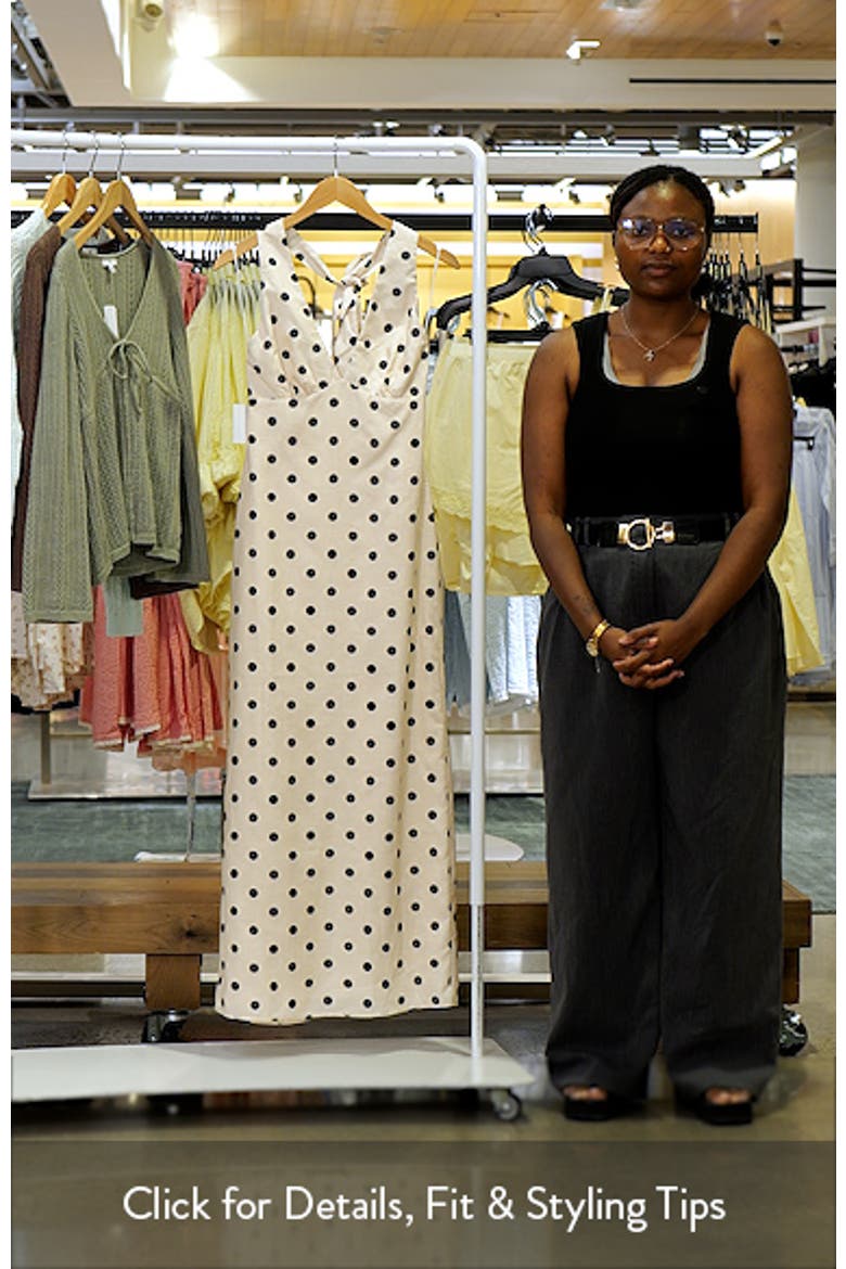 Adora Polka Dot Halter Dress video