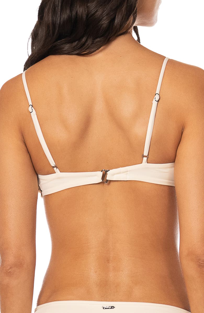 Maaji Amatista Whisper Lace Bikini Top, Alternate, color, Light Beige