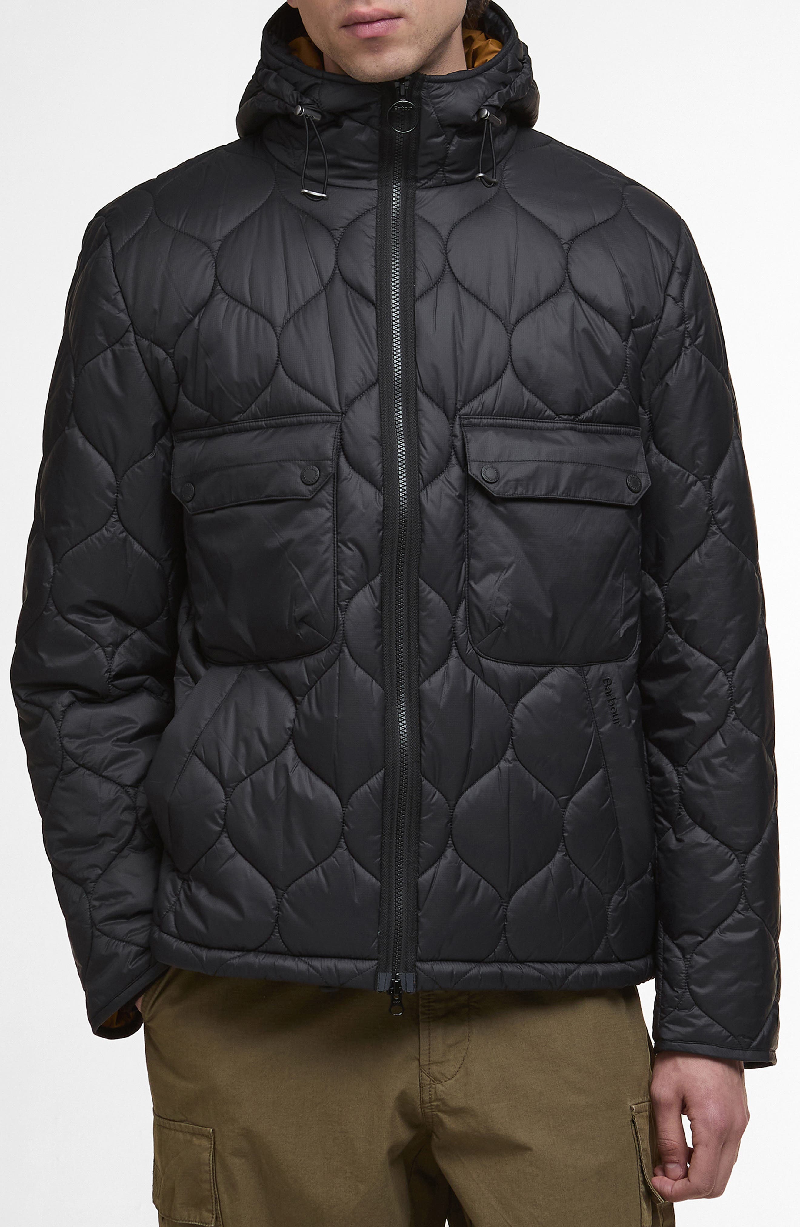Re-Engineered Hooded Quilted Jacket