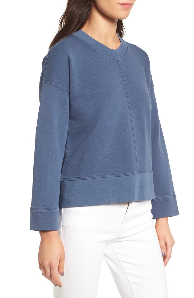 Madewell Garment Dyed Sweatshirt, Alternate, color,