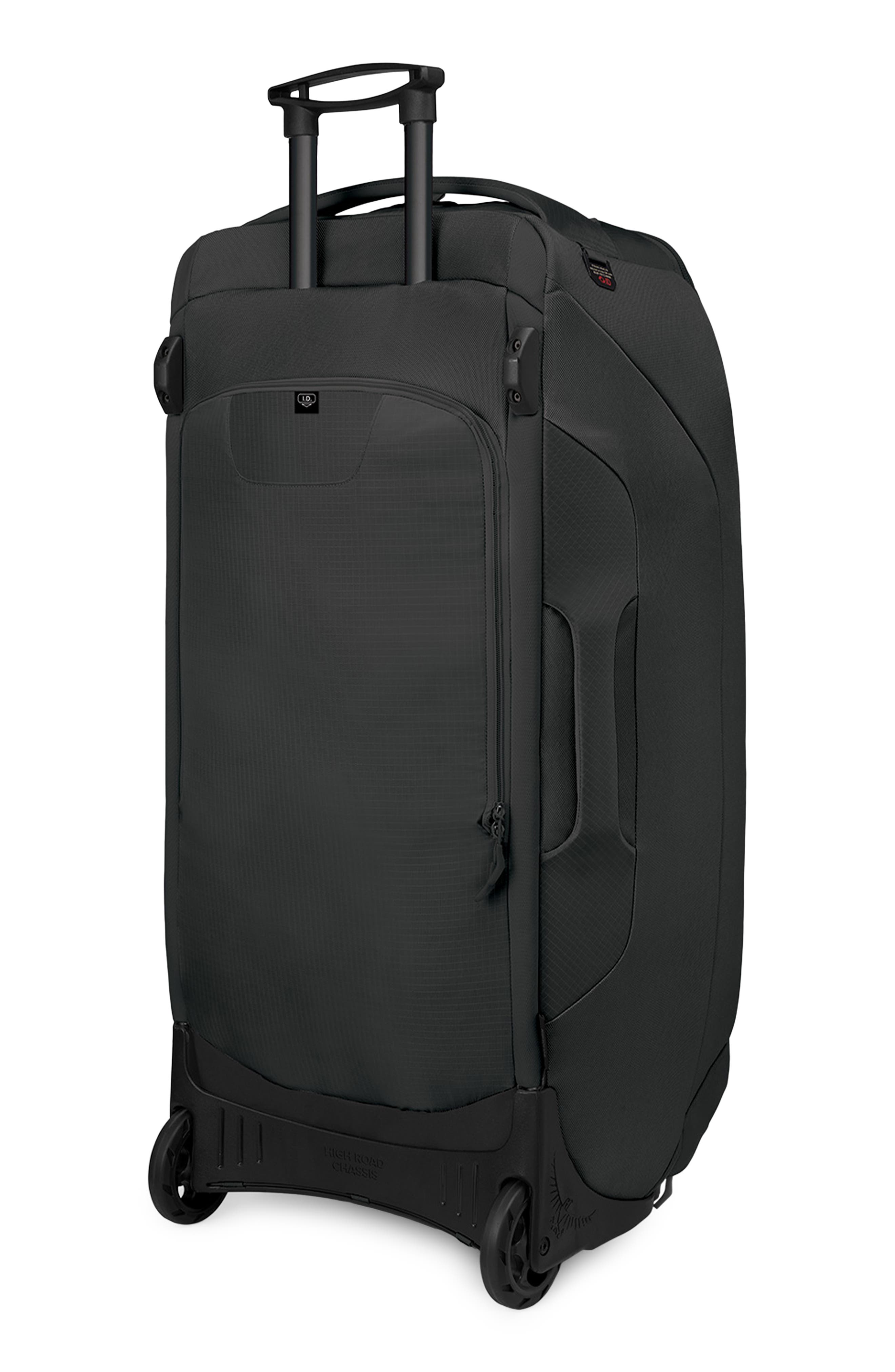 Osprey Sojourn 36-Inch 130-Liter Shuttle Wheeled Recycled Nylon Duffle Bag, Alternate, color, Black