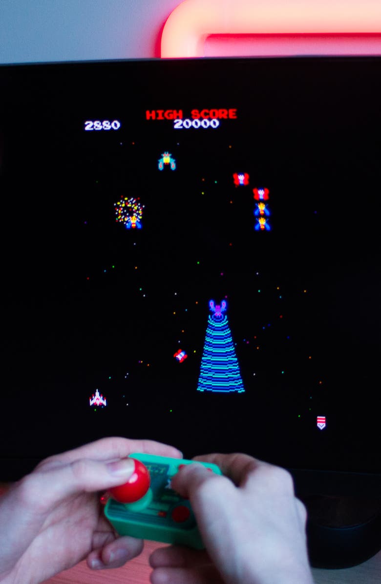 Fizz Creations Galaga Plug & Play Arcade Game, Alternate, color,