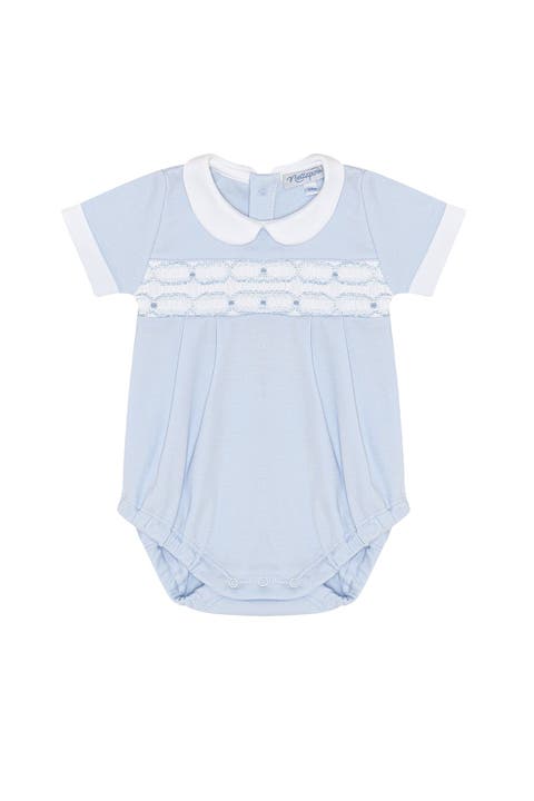 Signature Smocked Boys Bubble - Baby