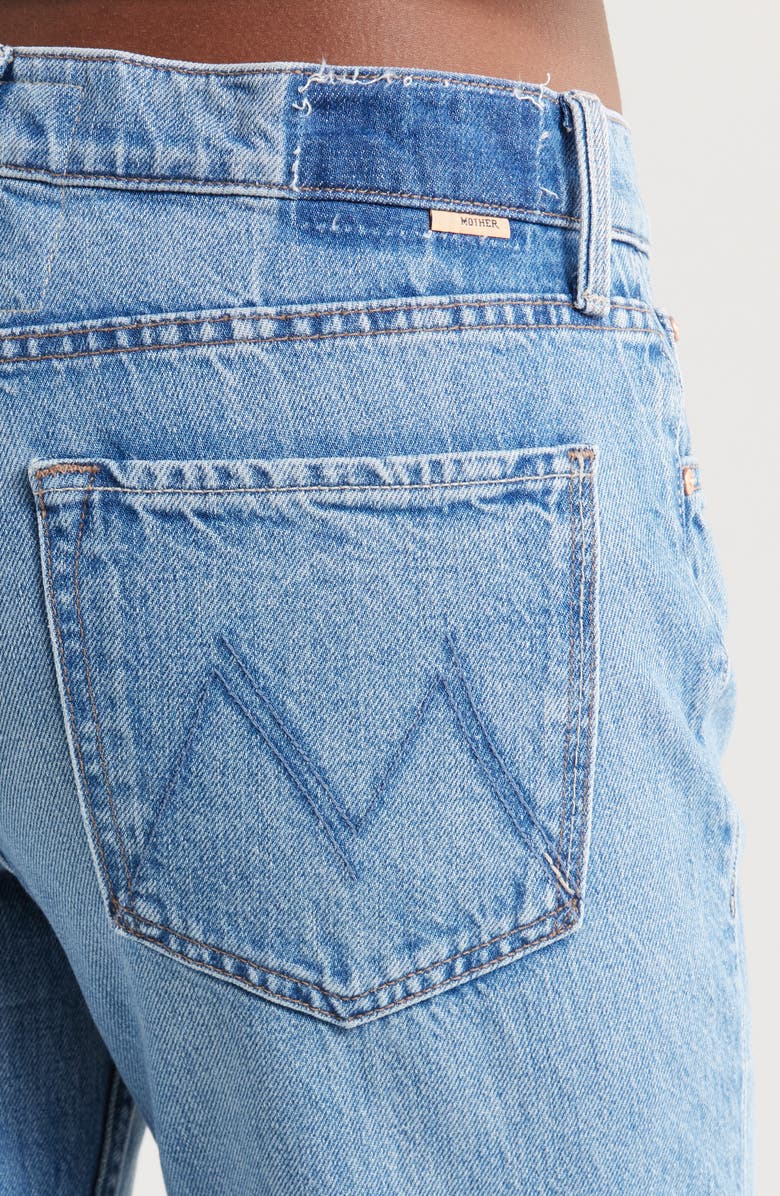 MOTHER The Bookie Flood Nonstretch Wide Leg Jeans, Alternate, color,