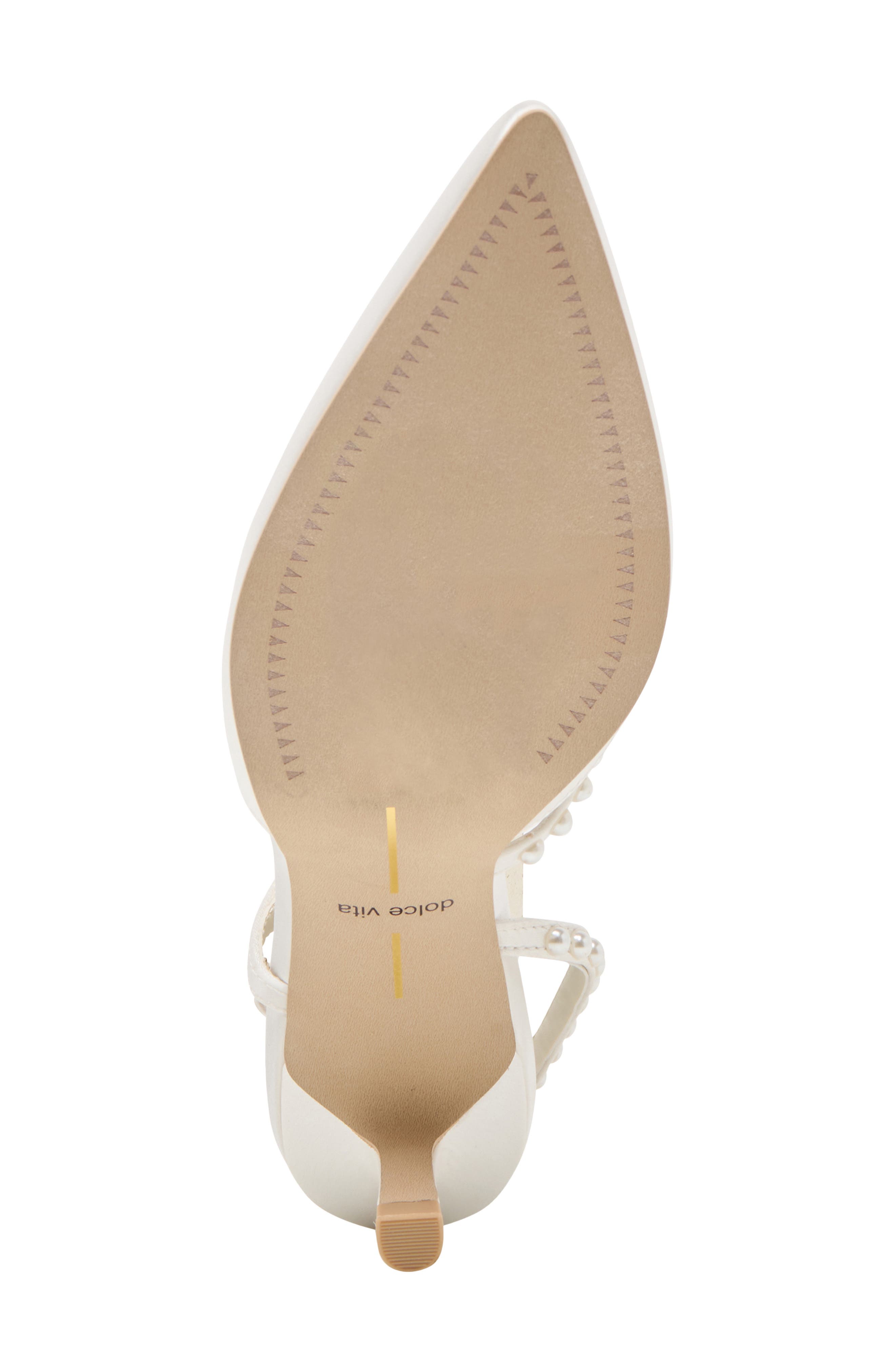 Dolce Vita Kamra Pearl Slingback Pointed Toe Pump, Alternate, color, 