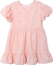 Mabel + Honey Lacy Bowkisses Puff Sleeve Dress