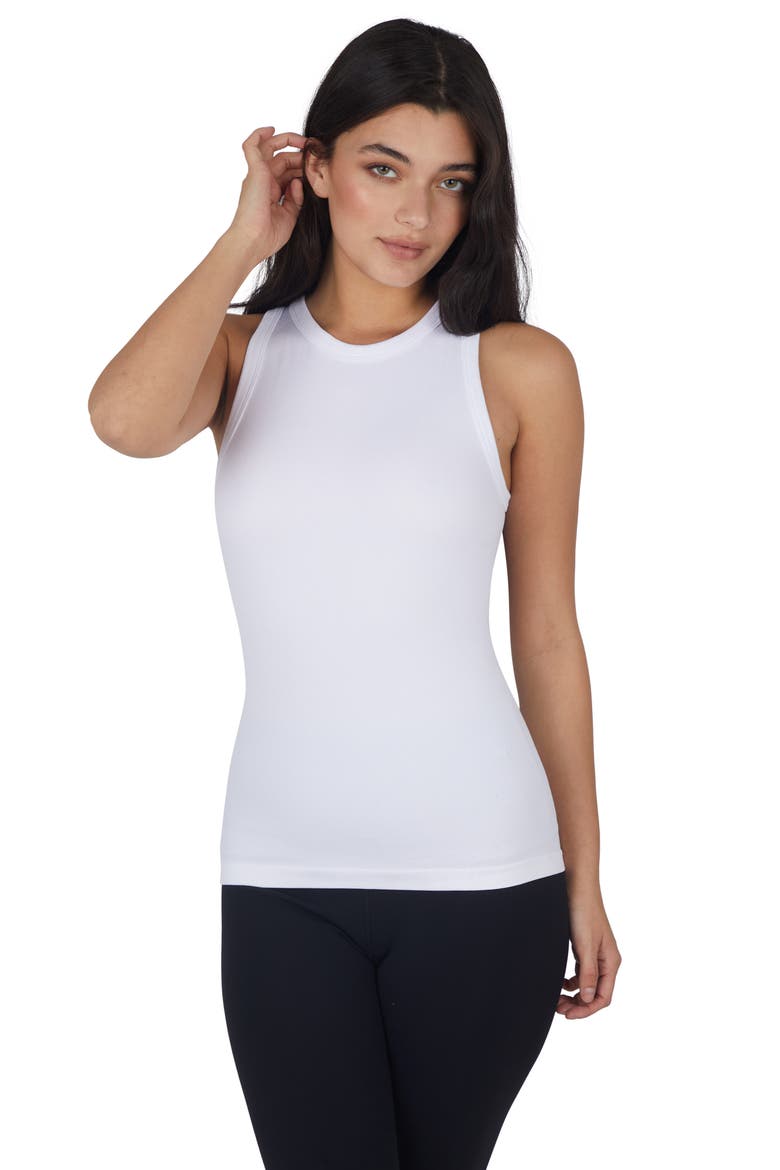 3-Pack Seamless Tank Tops, Alternate, color, WHITE/ WHITE/ WHITE
