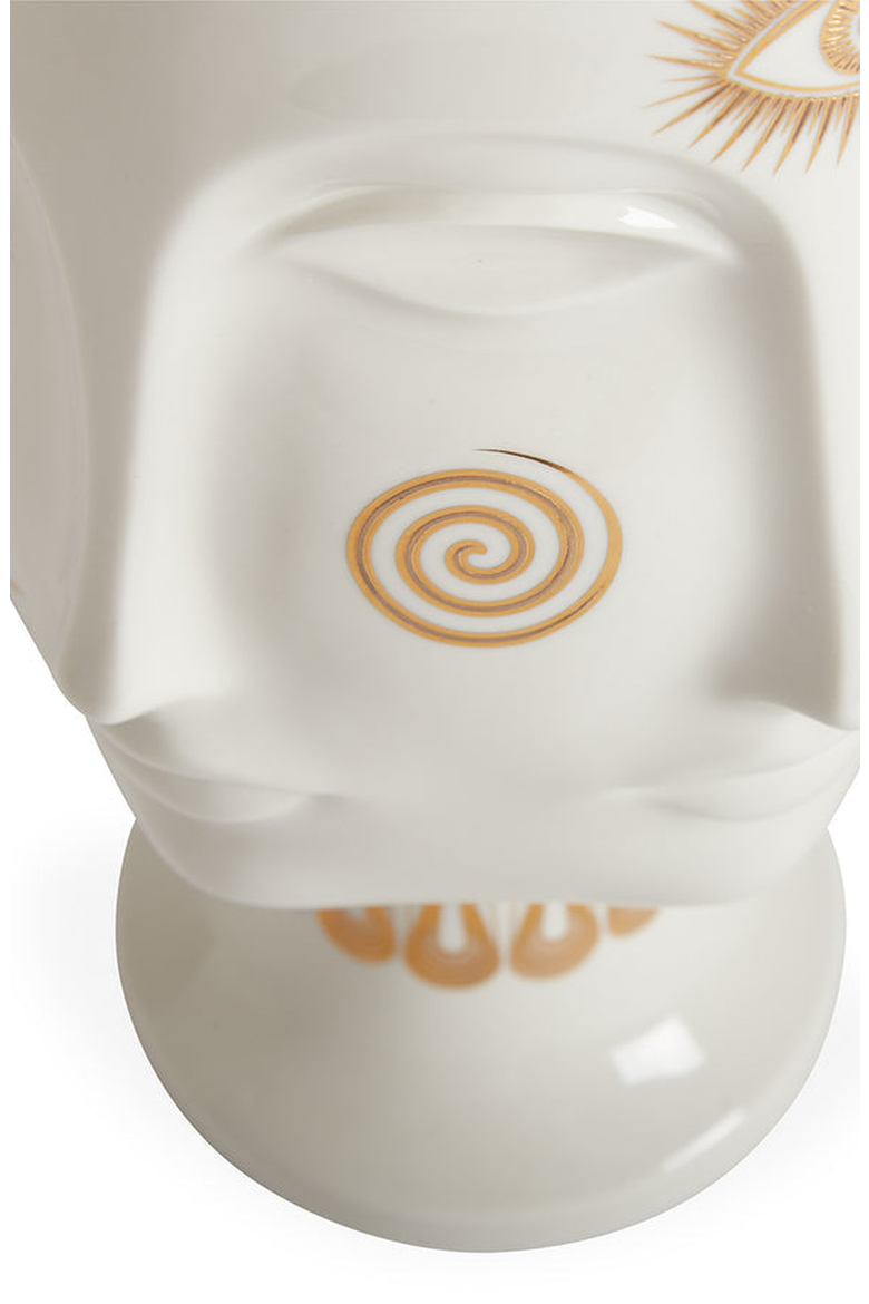 Gilded Dora Maar Urn, Alternate, color, White / Gold