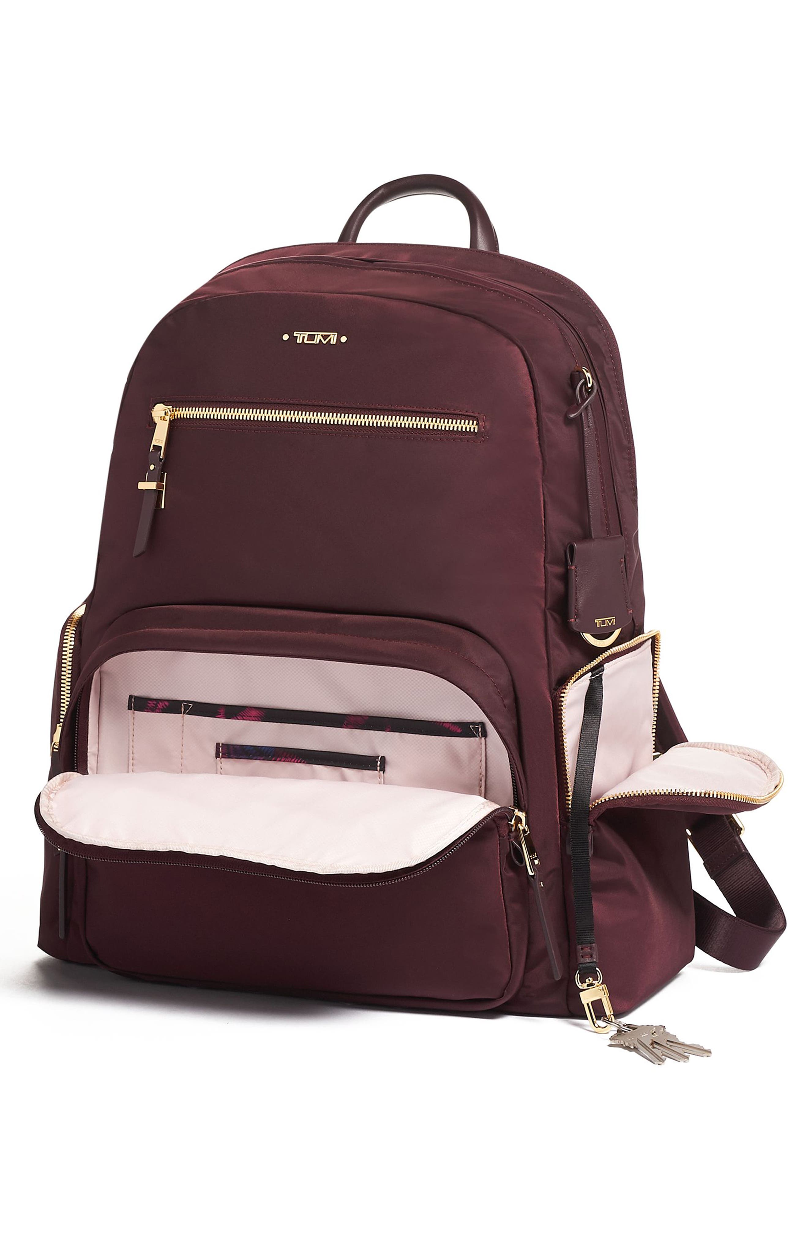 Voyageur Carson Nylon Backpack, Alternate, color, PORT