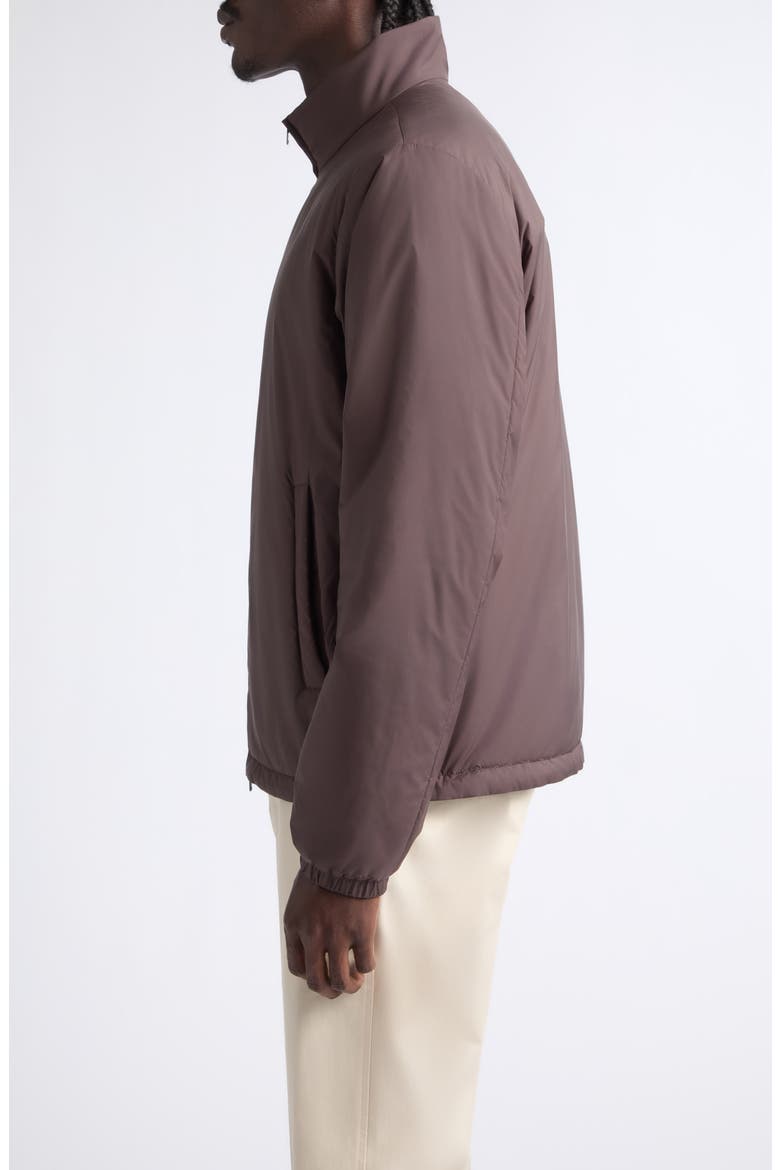Light Matte Bomber Jacket, Alternate, color, 8800 CHOCOLATE BROWN