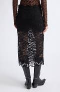 Rabanne Sheer Lace Midi Skirt