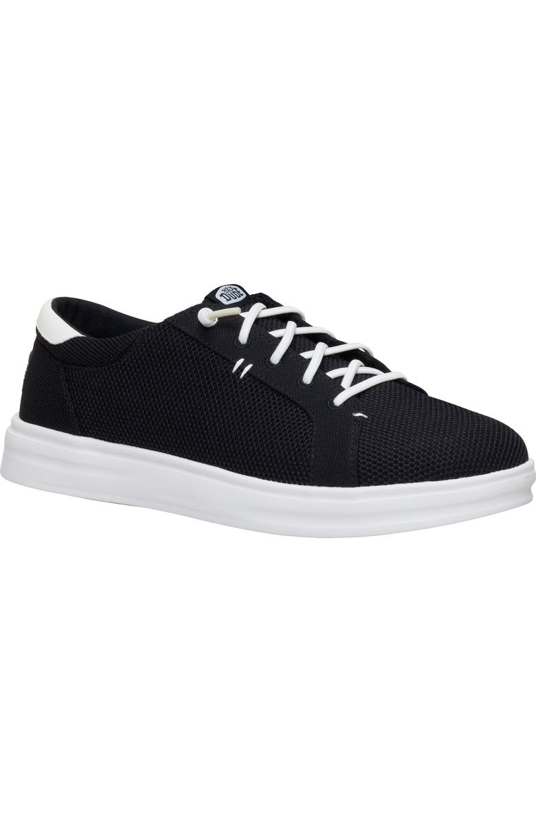 Hey Dude Paul Pro Low Top Slip-On Sneaker, Main, color, Black/ Multi