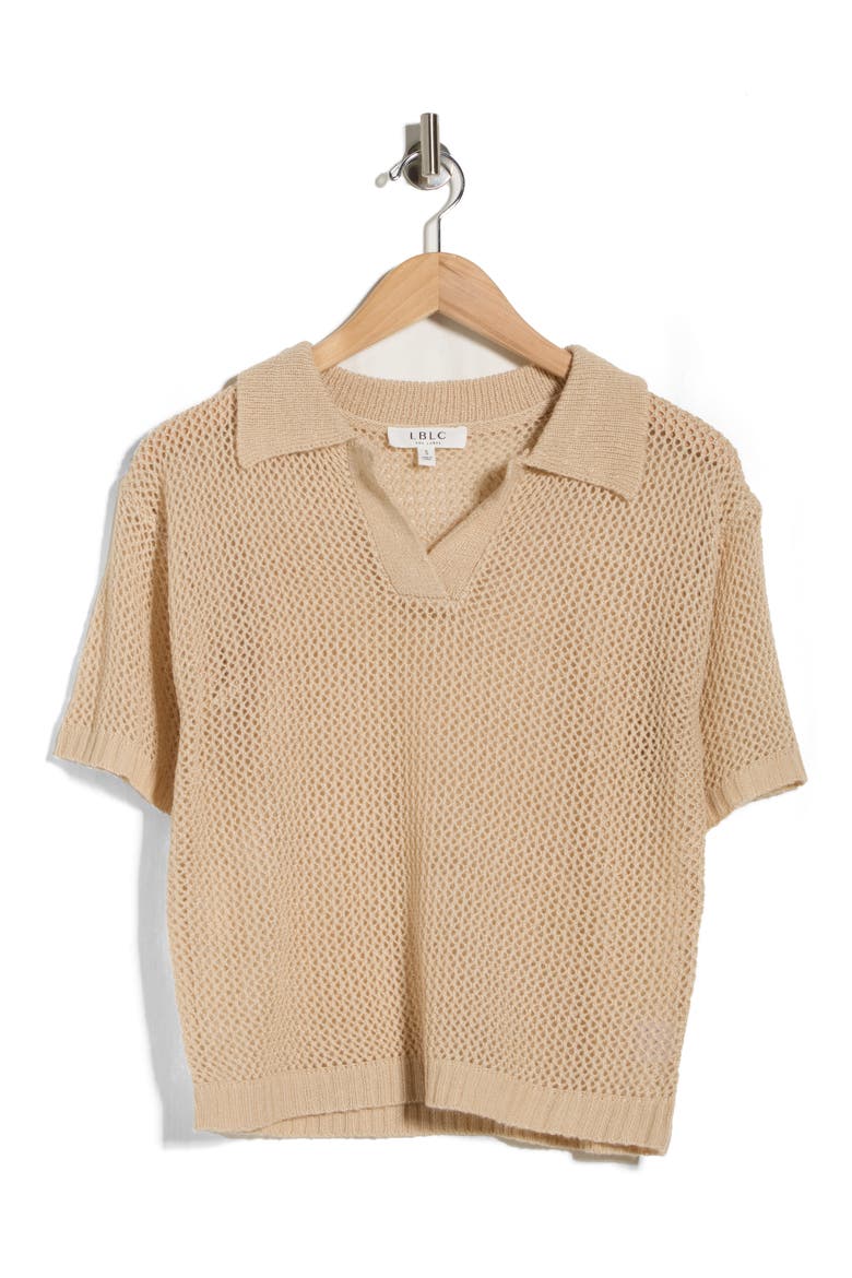 Winnie Collared Top, Alternate, color, OATMEAL