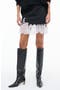 Nadia Lace Trim Miniskirt