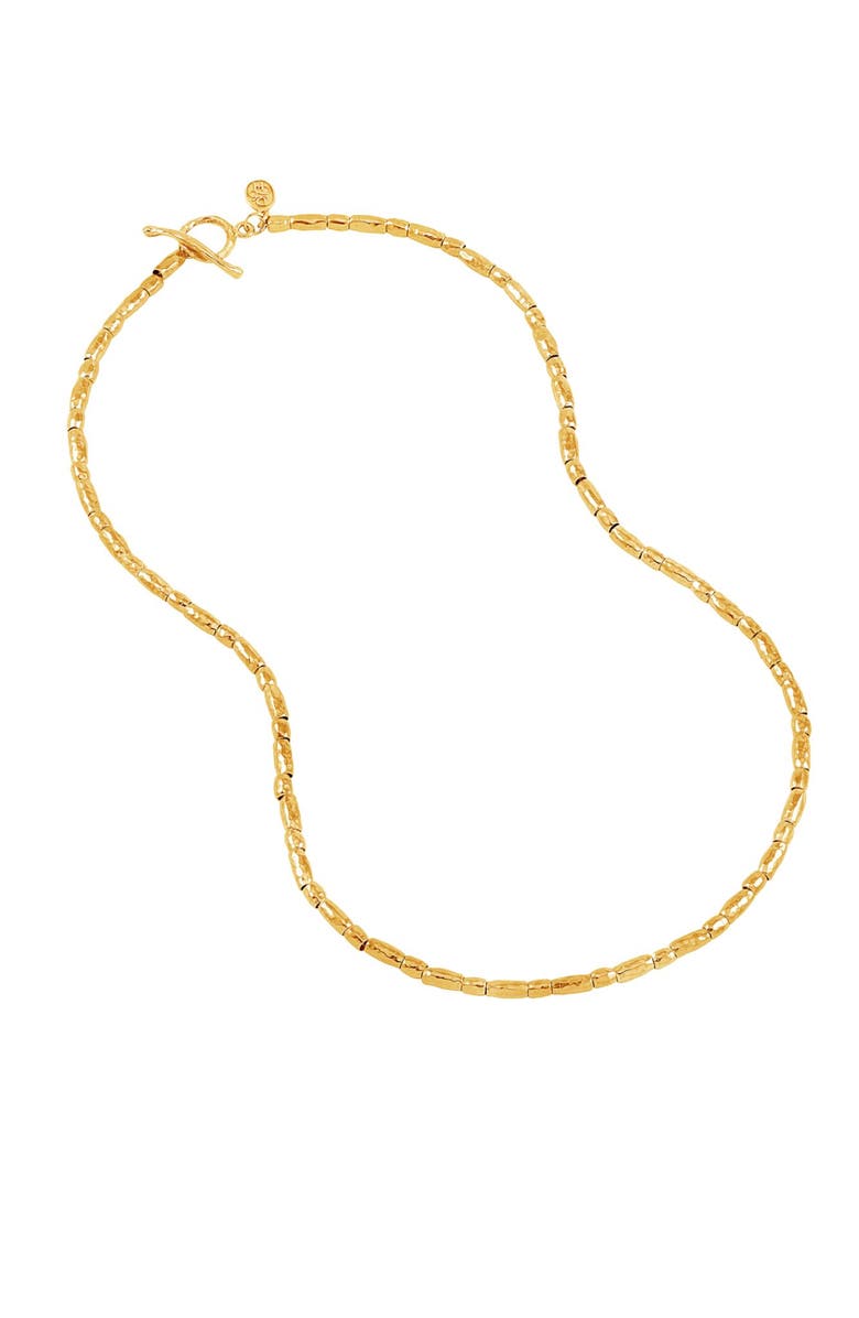 Dower & Hall Rice Nomad Necklace, Main, color, Yellow Gold Vermeil
