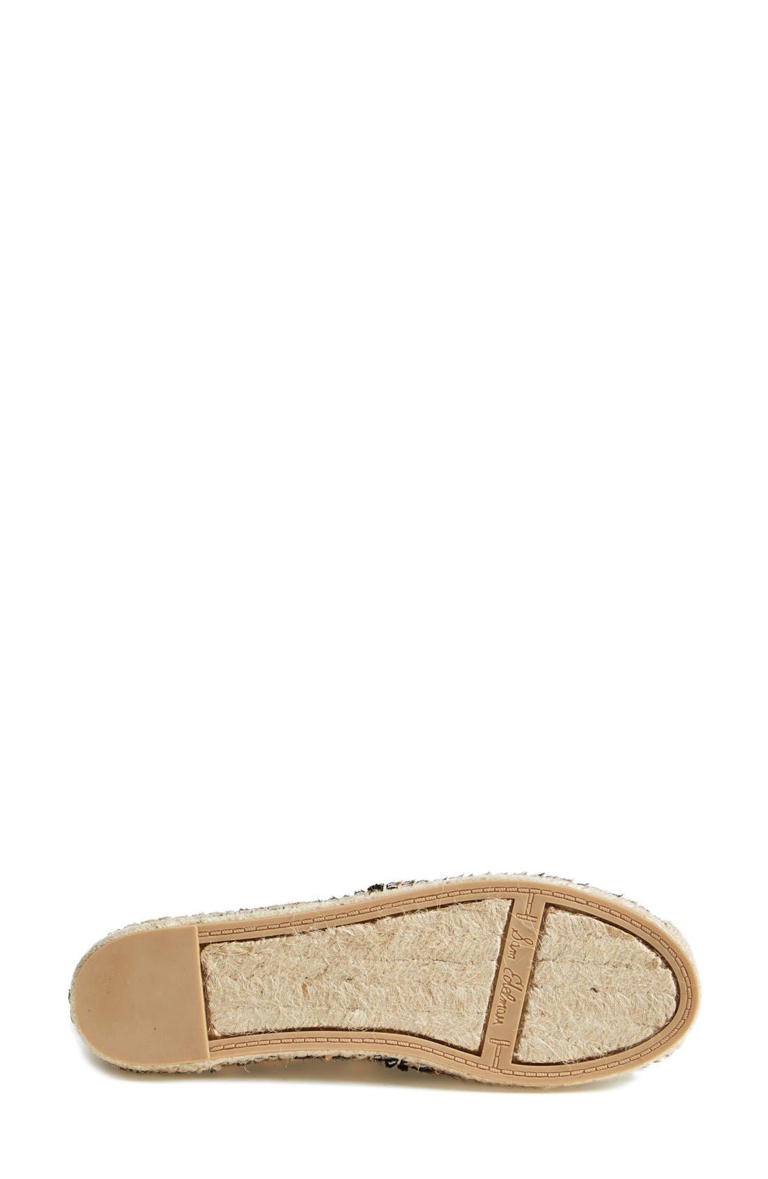 'Lynn' Espadrille Flat, Alternate, color, NEW NUDE LEOPARD