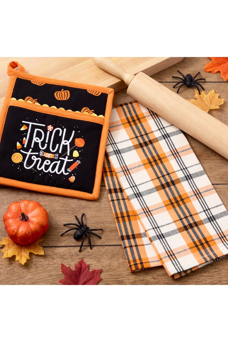 Trick Or Treat Potholder Gift Set, Alternate, color, Trick or Treat