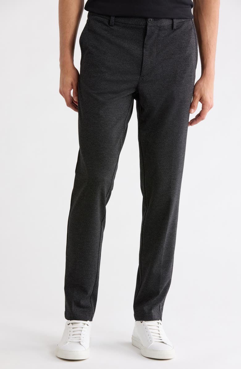 BOSS Kaito Slim Fit Chinos, Main, color, Black