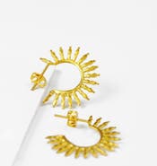Ottoman Hands Aylin Hoop Earrings